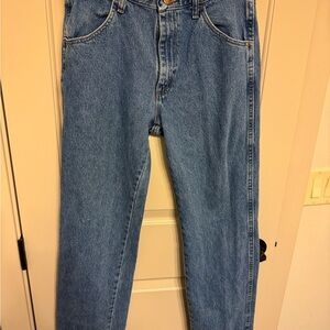 Rustler Men's Straight Blue Jeans